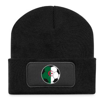 Football - Équipe d’Algérie - Beanie recyclé à patch - noir - Devant