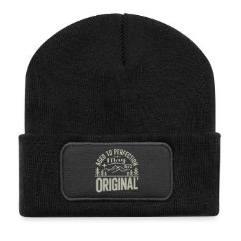 mai 1973 – Légende des sommets et montagnes - Beanie recyclé à patch - noir - Devant