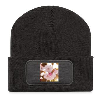 Pink dream. - Recycled Patch Beanie - dark grey - Front