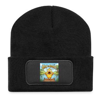What the Quack!? - Recycled Patch Beanie - black - Front