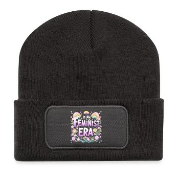 In my Feminist Era - psychedelisch - Recycelte Patch Beanie - Dunkelgrau - Vorne
