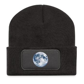 Moonlight Silhouette - Recycled Patch Beanie - dark grey - Front