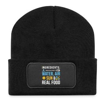 Nutrition Health Sports - Recycled Patch Beanie - black - Front
