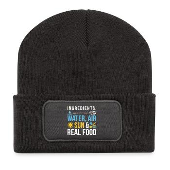 Nutrition Health Sports - Recycled Patch Beanie - dark grey - Front