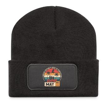 Special anniversary with this design May 1967 - Recycled Patch Beanie - dark grey - Front