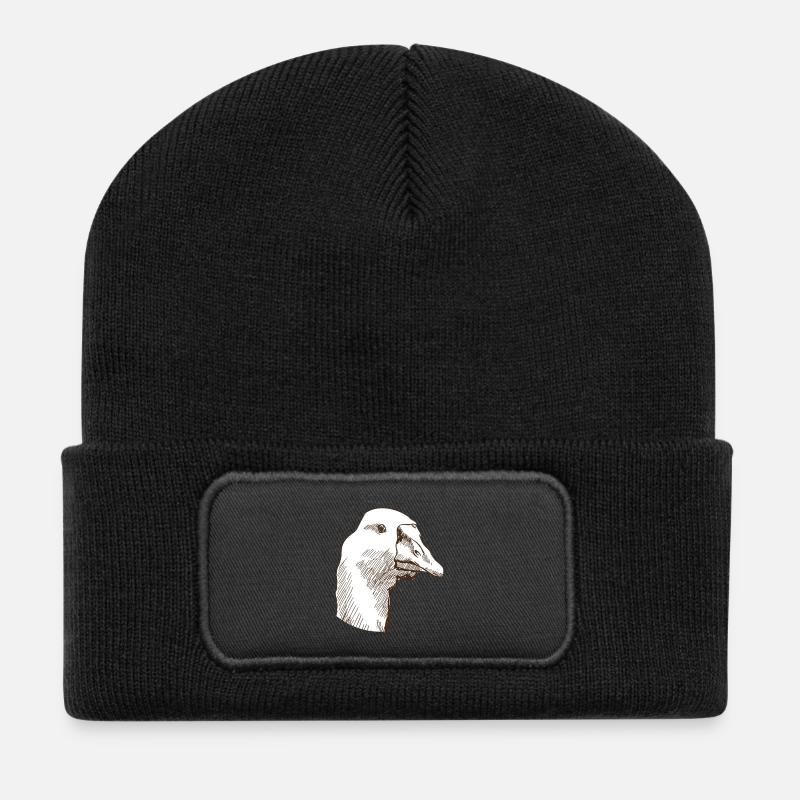 Goose - Recycled Patch Beanie - black