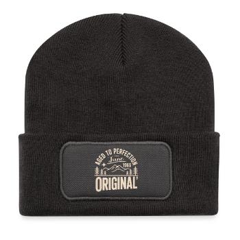 juin 1966 – Légende des sommets et montagnes - Beanie recyclé à patch - charbon - Devant