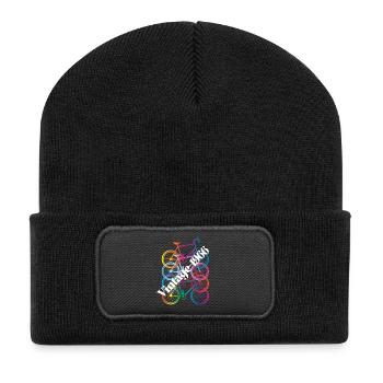 Vintage 1966 - Recycled Patch Beanie - black - Front