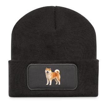 Akita Inu ore - Recycled Patch Beanie - dark grey - Front