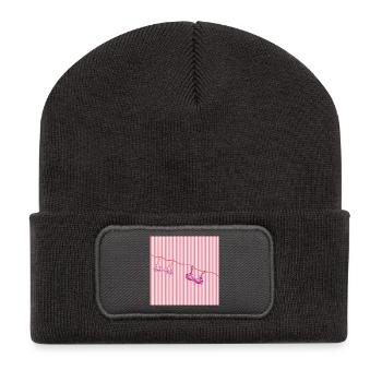 Feminism - Recycled Patch Beanie - dark grey - Front