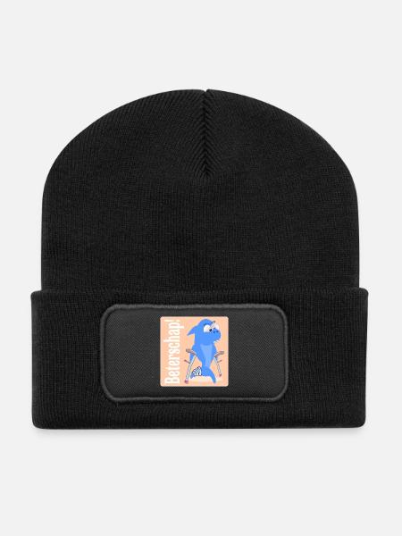 Prompt rétablissement les enfants - Beanie recyclé à patch - noir