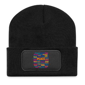Peace - Recycled Patch Beanie - black - Front