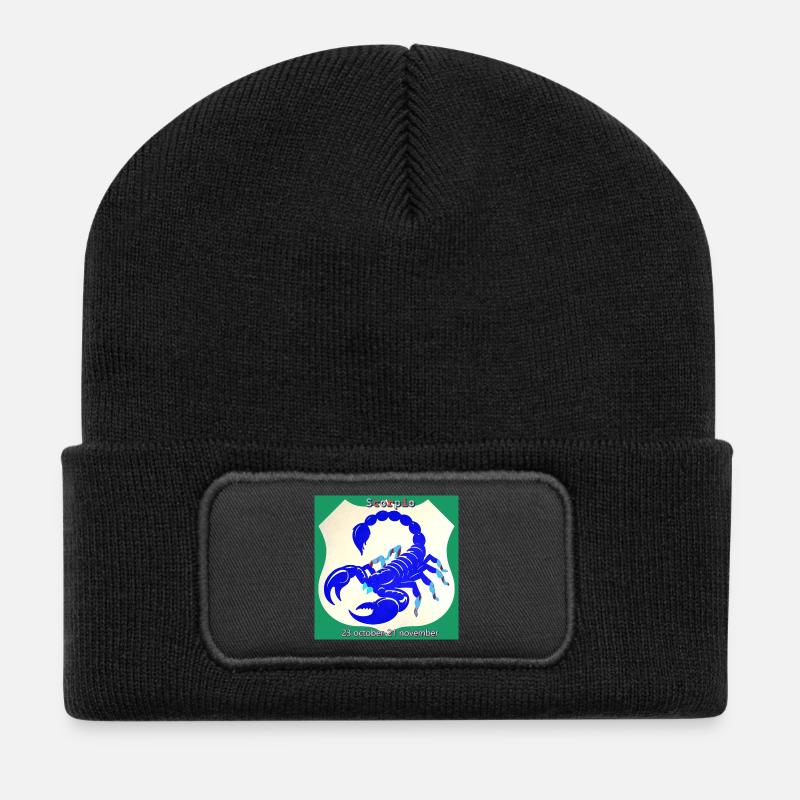 scorpion - Recycled Patch Beanie - black