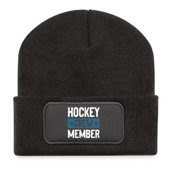 Hockey Crew - Recycled Patch Beanie - dark grey - Front