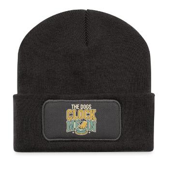 Technicien en chenil, assistant en chenil, soins aux animaux - Beanie recyclé à patch - charbon - Devant