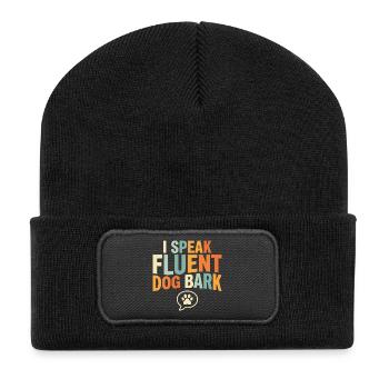 Technicien en chenil, assistant en chenil, soins aux animaux - Beanie recyclé à patch - noir - Devant