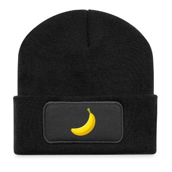 banana - Recycled Patch Beanie - black - Front
