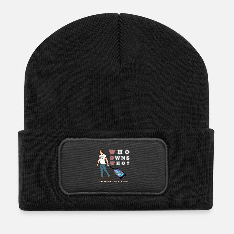 Who Owns Who? Unchain Your Mind - Recycled Patch Beanie - black