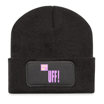 Berlin Watch out Berlinerisch - Recycled Patch Beanie - dark grey - Front