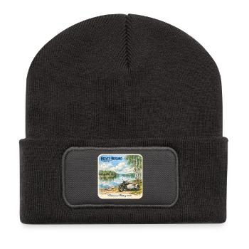 Midsummer Meeting 2026 - Recycelte Patch Beanie - Dunkelgrau - Vorne