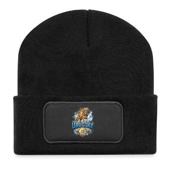 Uruguay - National Team T-shirt Template - Recycled Patch Beanie - black - Front