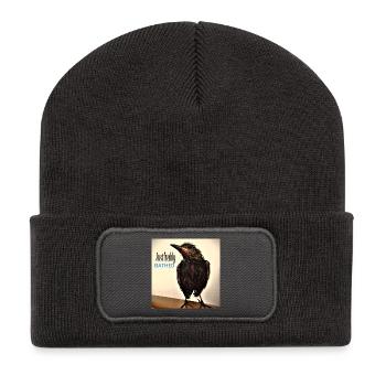 Gerade frisch gebadet - Recycelte Patch Beanie - Dunkelgrau - Vorne