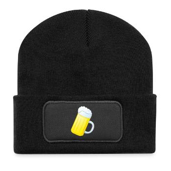 Beer mug - Recycled Patch Beanie - black - Front