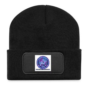 Unleash Creation – Future Innovator - Recycled Patch Beanie - black - Front
