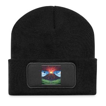Collection de dessins animés GIDAGI Fitness - Beanie recyclé à patch - noir - Devant