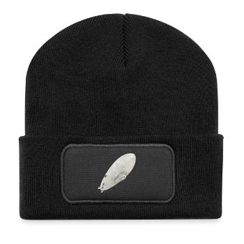 Zeppelin allemand – icône de l’histoire de l’aviation - Beanie recyclé à patch - noir - Devant