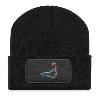 L’Écriture du Chaos - Beanie recyclé à patch - noir - Devant