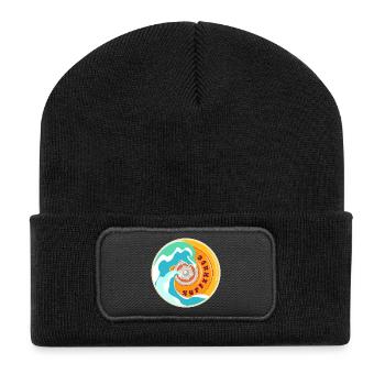 Surfskate Lover - Recycled Patch Beanie - black - Front