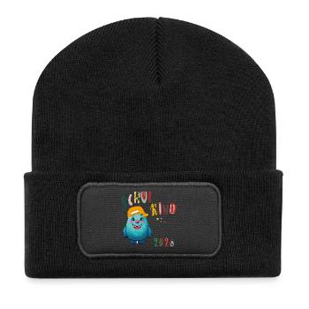 Einschulung  2026 - Recycelte Patch Beanie - Schwarz - Vorne
