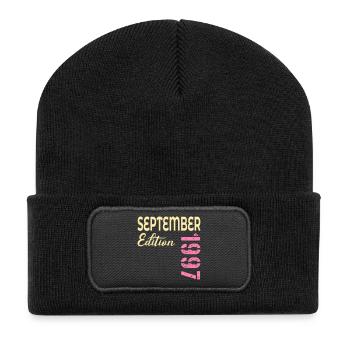 Septembre 1997 - 29e anniversaire - Beanie recyclé à patch - noir - Devant