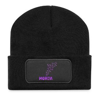 Spass  - Recycelte Patch Beanie - Schwarz - Vorne