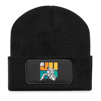 Judo Martial Arts Judoka Ground Fighting Training - Recycled Patch Beanie - black - Front