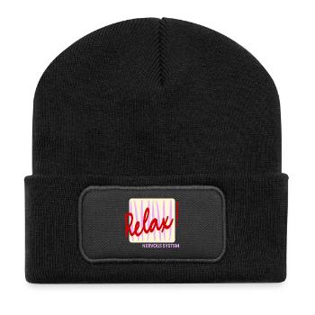 Nervous System Relax - Recycled Patch Beanie - black - Front