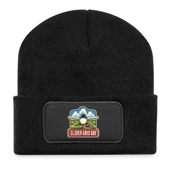 JOURNÉE DE LA GRILLE DE PLANEURS - Beanie recyclé à patch - noir - Devant