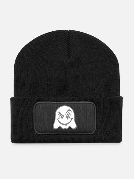 Ghost - Recycelte Patch Beanie - Schwarz