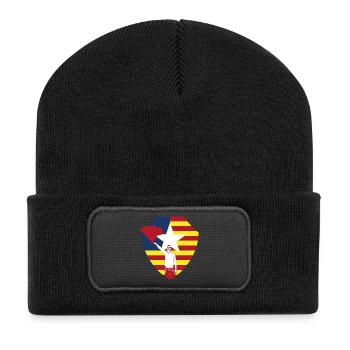 catalunya - Beanie recyclé à patch - noir - Devant