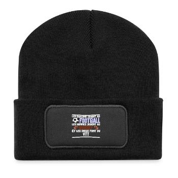 Les dieux VTT cadeau - Beanie recyclé à patch - noir - Devant