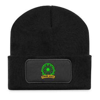 Das Chemie - Riesenrad! - Geschenk - Recycelte Patch Beanie - Schwarz - Vorne