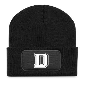D - Recycled Patch Beanie - black - Front