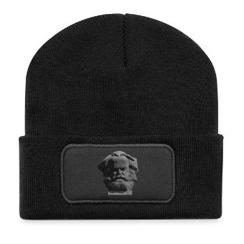 Karl Marx - Chemnitz Nischel - Beanie recyclé à patch - noir - Devant