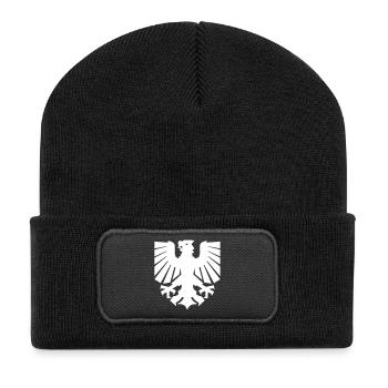 Dortmund - Dortmunder Adler - Recycelte Patch Beanie - Schwarz - Vorne
