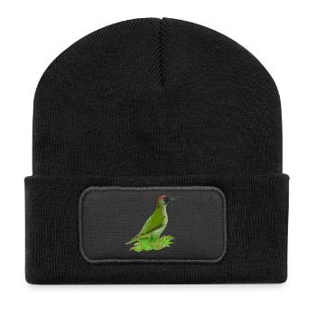 woodpecker - Recycled Patch Beanie - black - Front