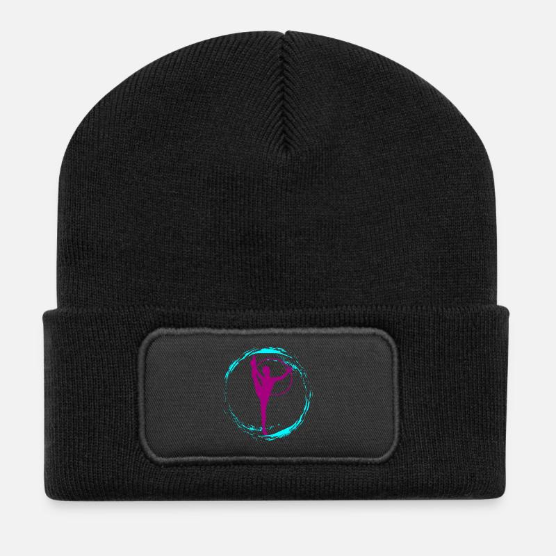 Rhythmic gymnastics - Recycelte Patch Beanie - Schwarz