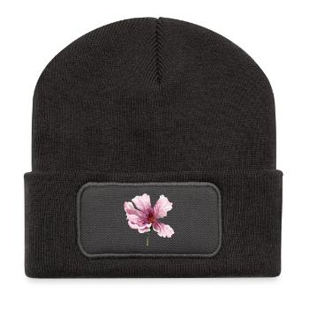 blume - Recycelte Patch Beanie - Dunkelgrau - Vorne