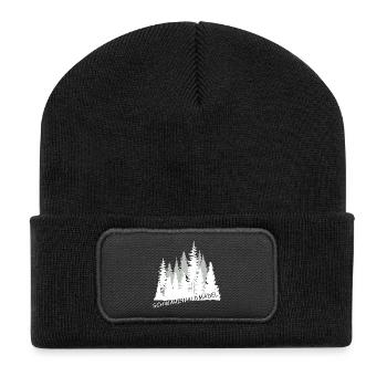 Schwarzwaldmädel - Recycelte Patch Beanie - Schwarz - Vorne