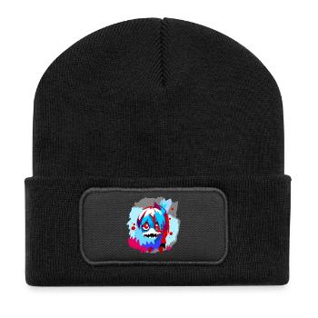 Gremlinface - Recycelte Patch Beanie - Schwarz - Vorne